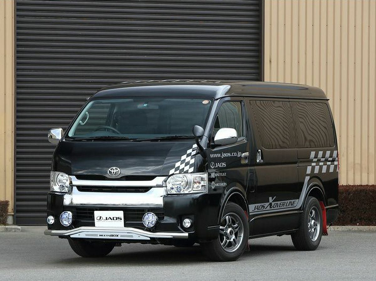 JAOS フロントスキッドバー　ハイエース標準　200系 200系ハイエース 3型～現行型 ワイドボディ NEEDSBOX フロントスキッド