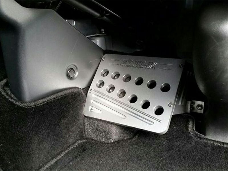 200系ハイエース 標準ボディ ESSEX ビレットフットレスト シルバー