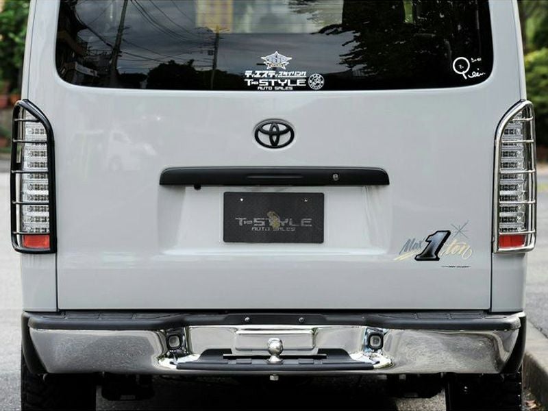 24k　ティースタイル製　ハイエース 200系 テールガード autopartssunrise_newparts-2123r