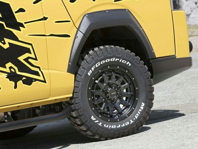 200系ハイエース ESSEX EXTREMEオーバーフェンダー（25mm） 未塗装