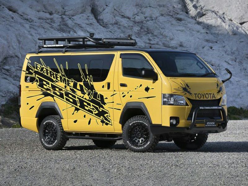 200系ハイエース ESSEX EXTREMEオーバーフェンダー（25mm） 未塗装
