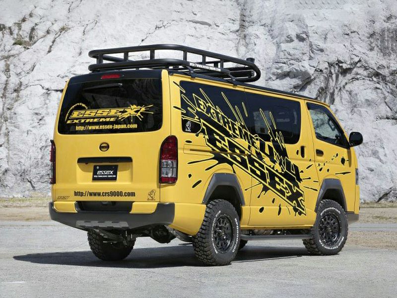ハイエース　25mmオーバーフェンダー　業者塗装　070 200系 ハイエース オーバーフェンダー ダウンルック ローダウン 25mm ワイド