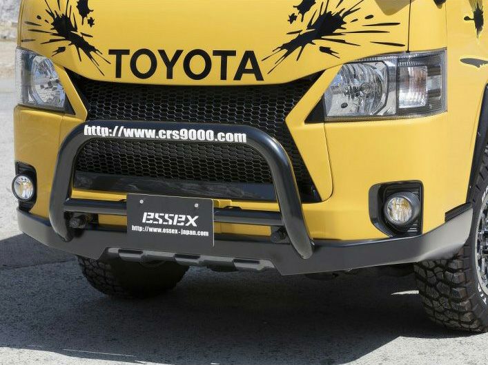 200系ハイエース 標準ボディ ESSEX EXTREMEリアバンパー 未塗装【※個人