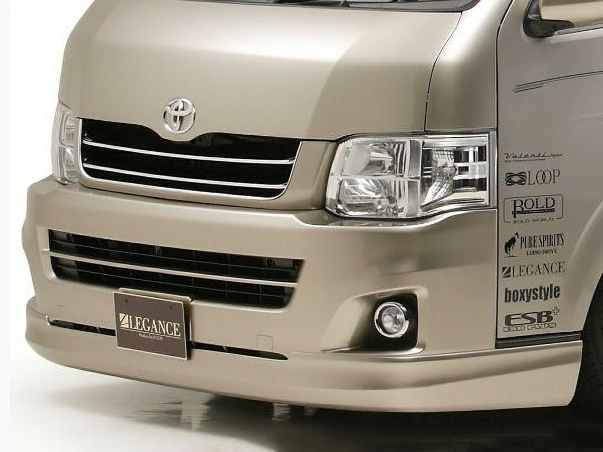 legance リヤバンパー 200系ハイエース　ワイド　 200系ハイエース ワイドボディ LEGANCE リアバンパー 未塗装【※個人宅