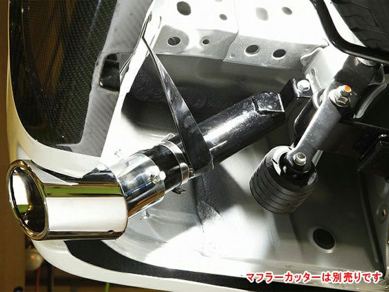 200系ハイエース ESSEX シンメトリック・マフラーカッターW出し用