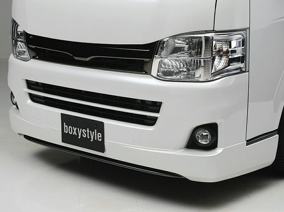 200系ハイエース 3型 標準ボディ BOXYSTYLE フロントハーフスポイラー