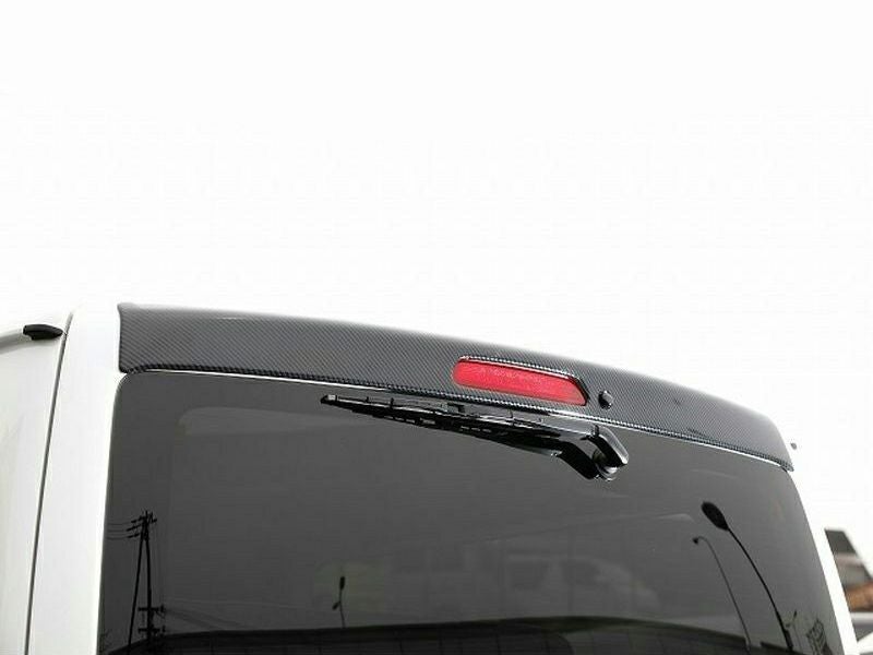 200系ハイエース 標準ボディ ESSEX リアウィング Ver.1 カーボン