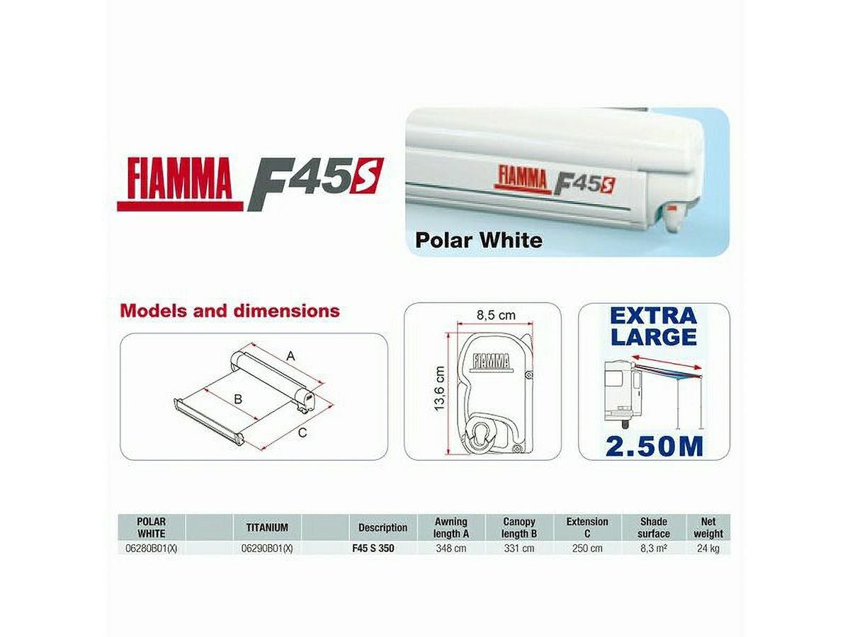 200系ハイエース スーパーロング FIAMMAサイドオーニング 3.5m