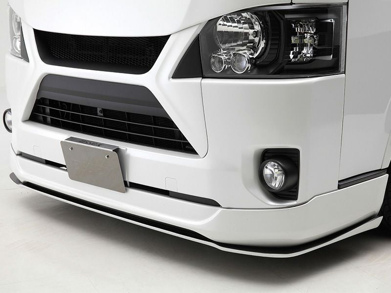 (他で売れました)ハイエース200系1,2型　ワイド　フロントリップスポイラー塗装済み　美品 200系 ハイエース 4型 5型 6型 7型 8型 ワイド フロント リップ