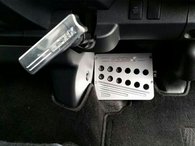 200系ハイエース 標準ボディ ESSEX ビレットフットレスト ブラック