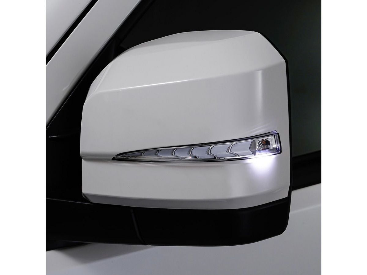 ハイエース　アベスト　ドアミラー AVEST 流れるLEDドアミラーウィンカーレンズ付カバー アベスト AV-017