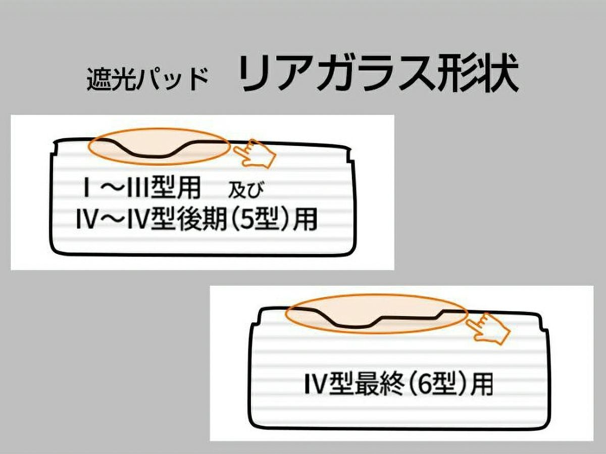 200系ハイエース S-GLワイドボディ／ワゴンGL ユーアイビークル 遮光