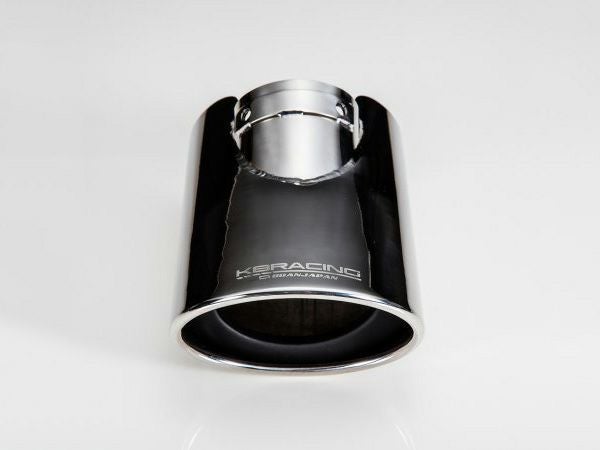200系ハイエース BUANJAPAN KBマフラーカッターオーバル シルバー