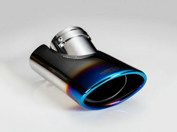 200系ハイエース BUANJAPAN KBマフラーカッターオーバル チタンカラー