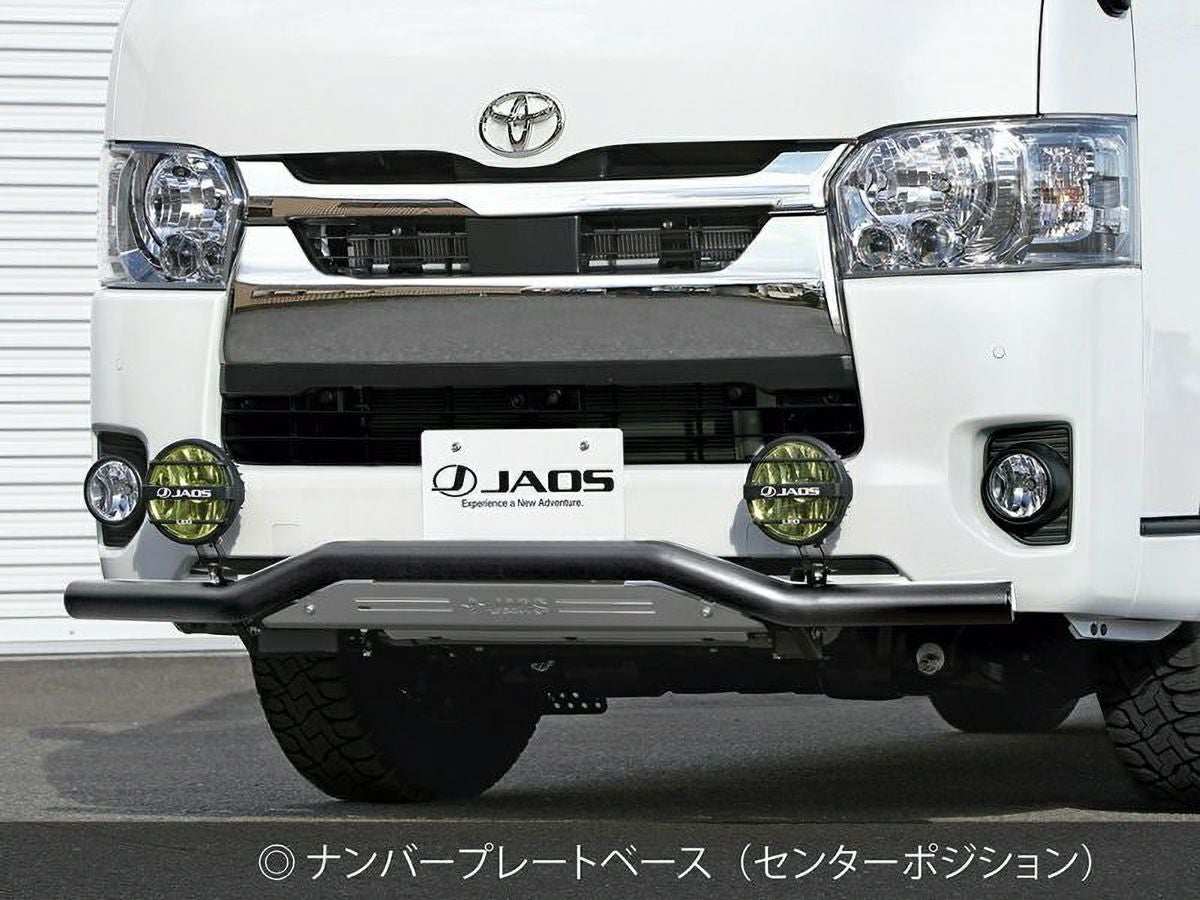 スキッドバー バンパーガード 200系ハイエース 標準ボディ フロント