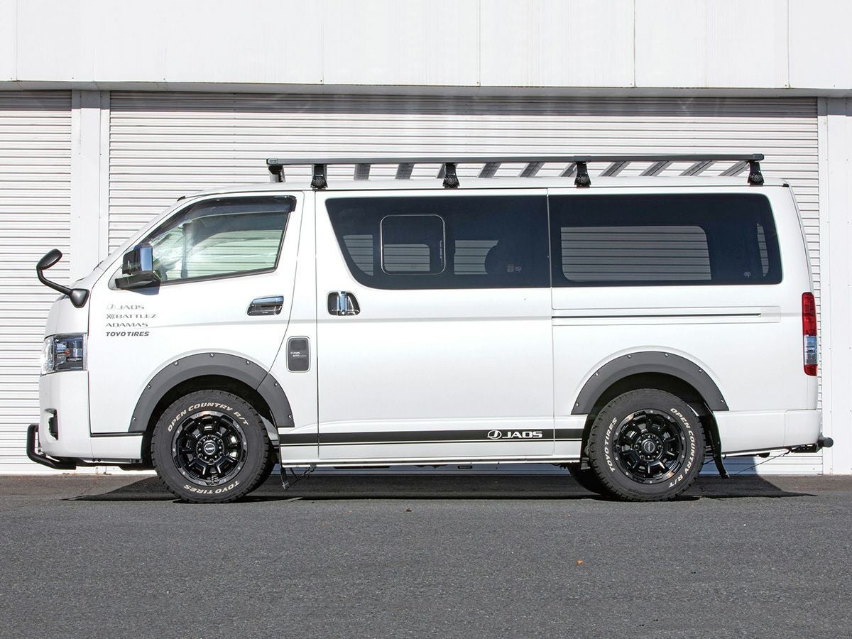 200系ハイエース 3型～現行型 標準ボディ JAOS フロントブッシュバー