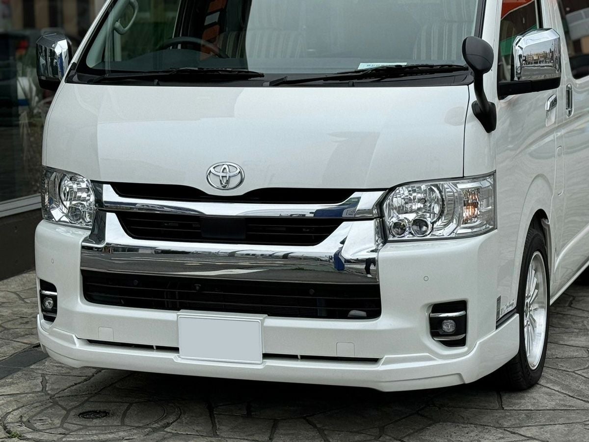 200系ハイエース 現行型 LEGANCE クロームベゼルフォグランプカバー